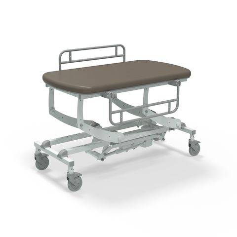 Seers - CLINNOVA Mobile Hygiene Electric Table Small (120cm), classic base incl. side support rails with wheel and switch options (265Kg SWL)
