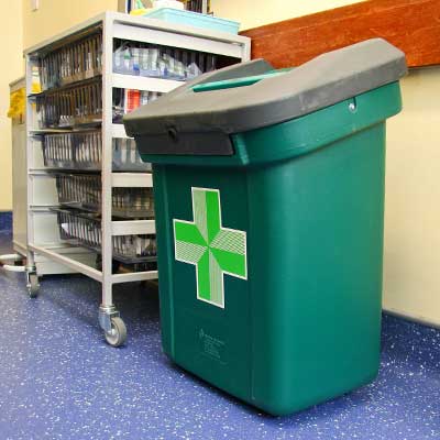 Pharmacy bin - in situ