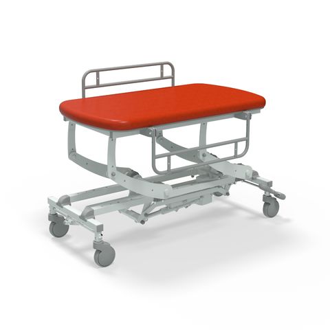 Seers - CLINNOVA Mobile Hygiene Electric Table Small (120cm), classic base incl. side support rails with wheel and switch options (265Kg SWL)