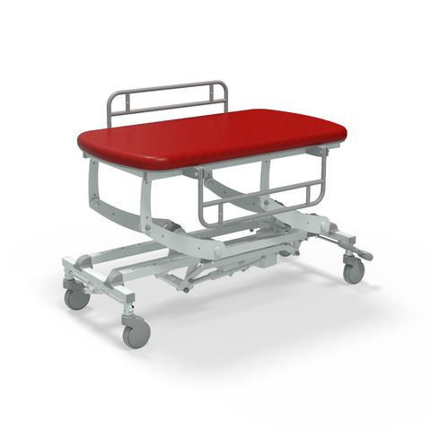 Seers - CLINNOVA Mobile Hygiene Electric Table Small (120cm), classic base incl. side support rails with wheel and switch options (265Kg SWL)
