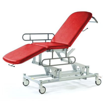 Seers - Medicare 3 Section Electric Mobile Treatment Couch with gas assisted backrest