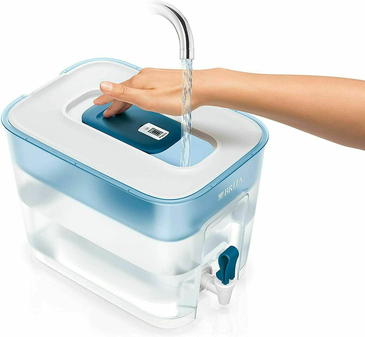 XL Water Filter Tank 8.2L Fridge Dispenser Jug + 1 Maxtra+ Cartridge