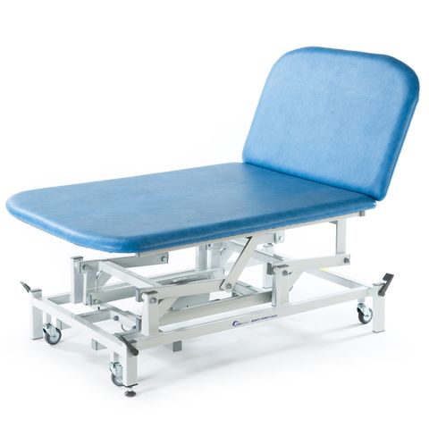 Seers - Medicare 2 Section Electric Bariatric Treatment Couch with electric backrest, 105cm width
