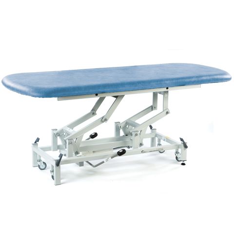 Seers - Therapy Hygiene Table - Large, hydraulic/electric, retractable wheels and various switch options (240kg SWL)