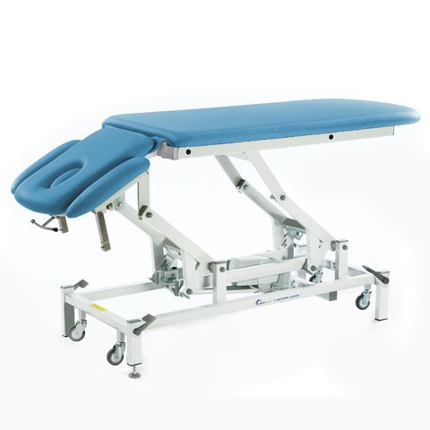 Seers - Therapy 2 Section Electric Couch, with plus head section - blue
