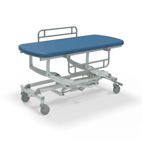 Seers - CLINNOVA Mobile Hygiene Hydraulic Table Medium (155cm), incl. side support rails with wheel and base options (265Kg SWL)