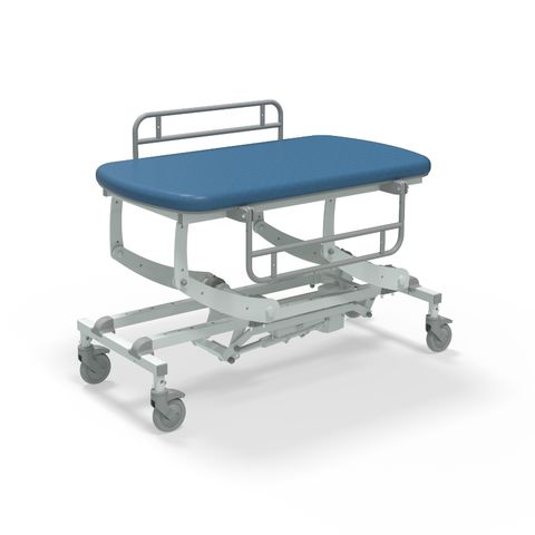 Seers - CLINNOVA Mobile Hygiene Electric Table Small (120cm), classic base incl. side support rails with wheel and switch options (265Kg SWL)