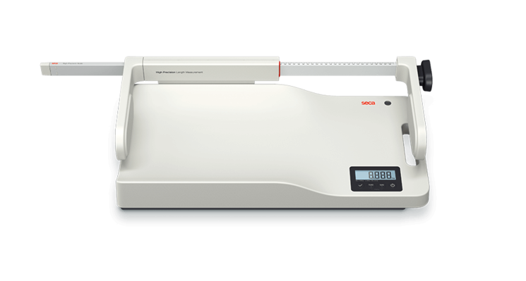 seca 336 - Digital class III baby scale with flat weighing tray & inbuilt carry handle