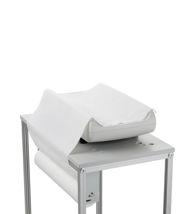 seca 408 - Paper roll holder for mobile seca 402 baby scale cart