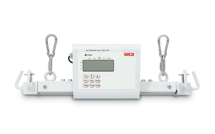 seca HW941 - Class III digital hoist scale with BMI, compatible with coat hanger style spreader bar hoists