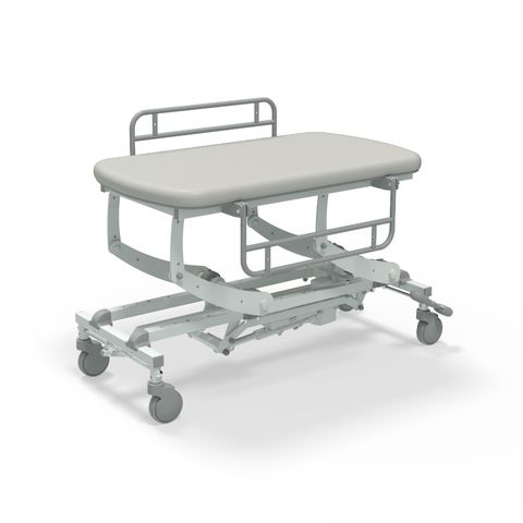 Seers - CLINNOVA Mobile Hygiene Electric Table Small (120cm), classic base incl. side support rails with wheel and switch options (265Kg SWL)