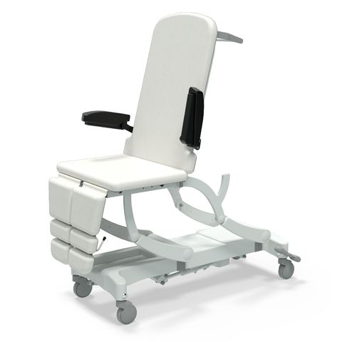 Seers - CLINNOVA Versa 2 Electric couch, 3 section, electric, back rest and gas assisted foot rest, premium base with wheel and switch options (265Kg SWL)