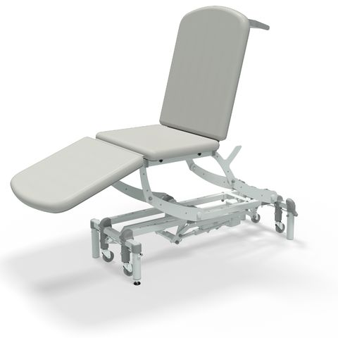 Seers - CLINNOVA Clinical 3 Section electric couch with electric back and footrest and classic base - white
