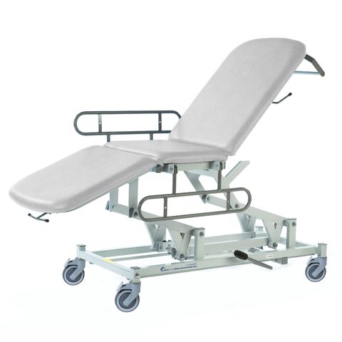Seers - Medicare 3 Section Hydraulic Mobile Treatment Couch with gas assisted backrest