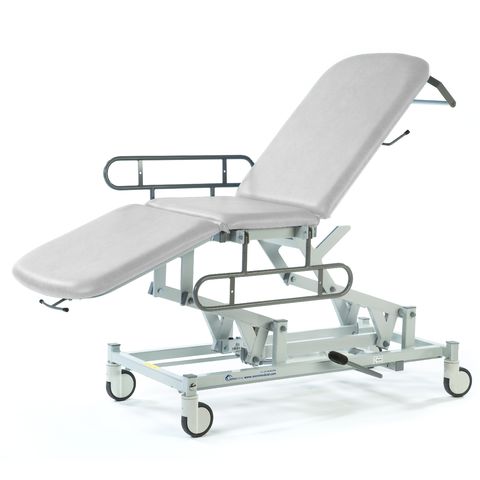 Seers - Medicare 3 Section Hydraulic Mobile Treatment Couch with gas assisted backrest