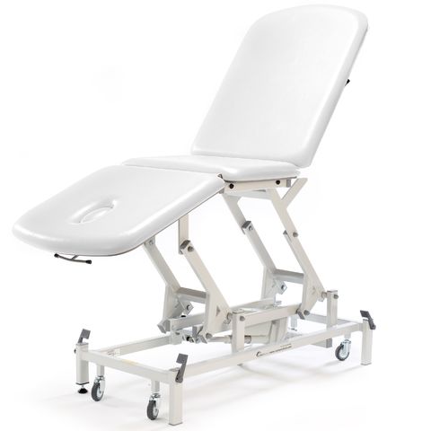 Seers - Therapy 3 Section Electric Couch, (240kg SWL) white