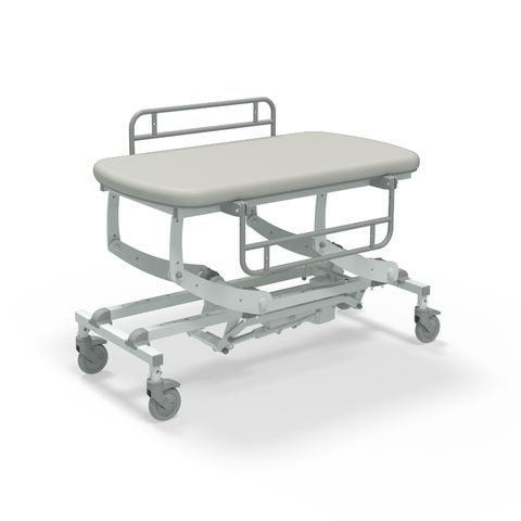 Seers - CLINNOVA Mobile Hygiene Electric Table Small (120cm), classic base incl. side support rails with wheel and switch options (265Kg SWL)