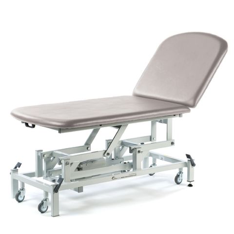 Seers - Medicare 2 Section Electric Bariatric Treatment Couch with electric backrest, 125cm width (RWD)