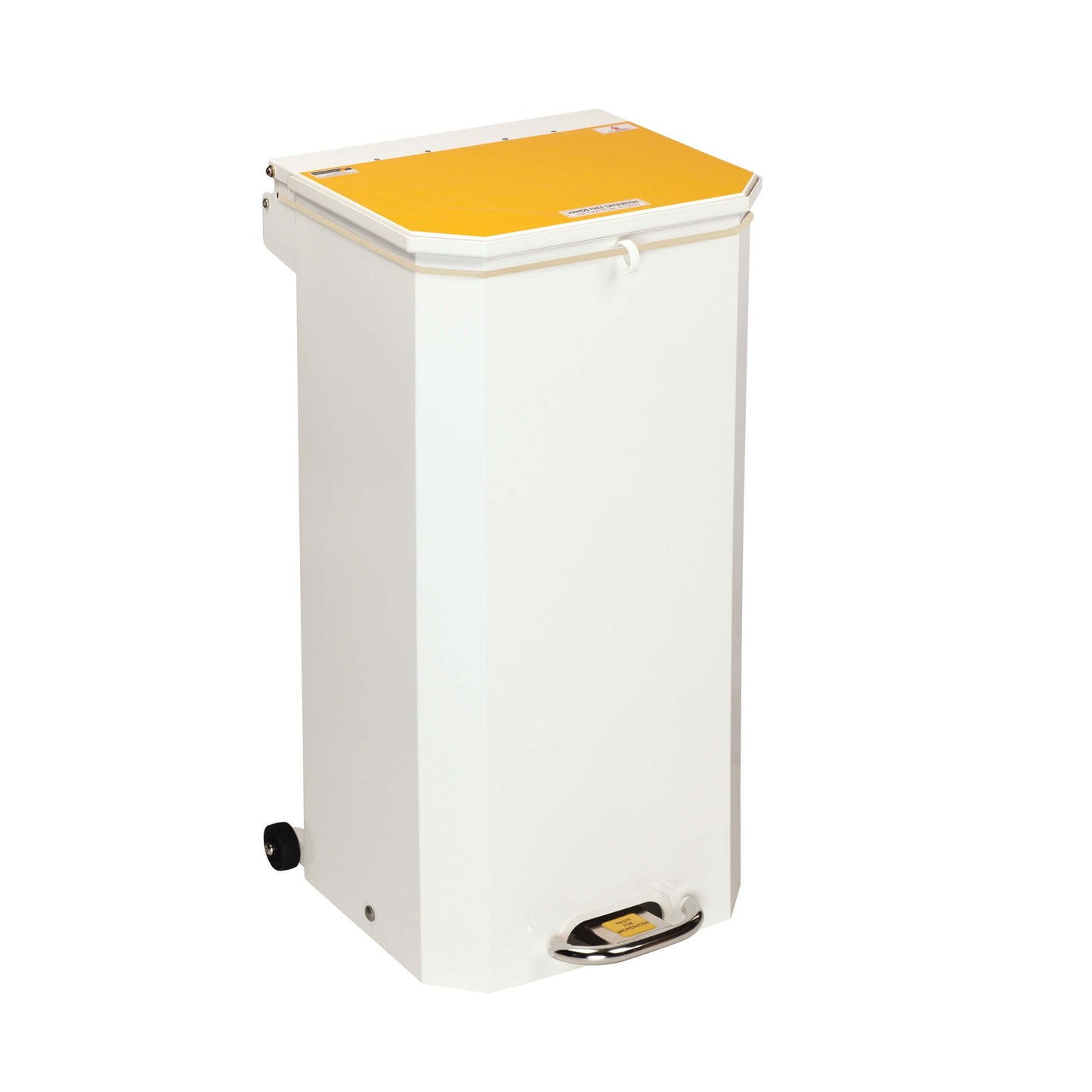 Sunflower - 20, 50 or 70 Litre Hospital/Clinical Bins - yellow and white
