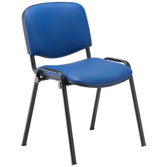 Black Frame PU Stacking Conference Chairs