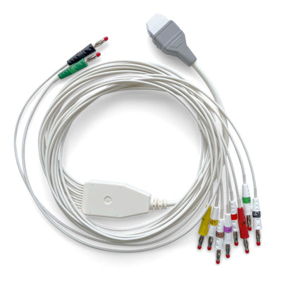 13517 seca CT 330 331 4900057 patient cable 10 lead banana plug