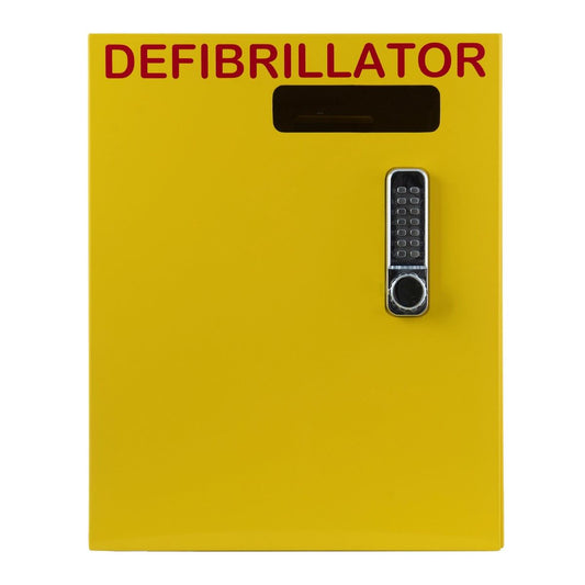 Indoor Metal Storage Cabinet - Defibrillators, First Aid or Bleed Control Kits