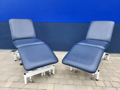 Reconditioned 3 Section Hydraulic Medical / Physio / Treatment Couch