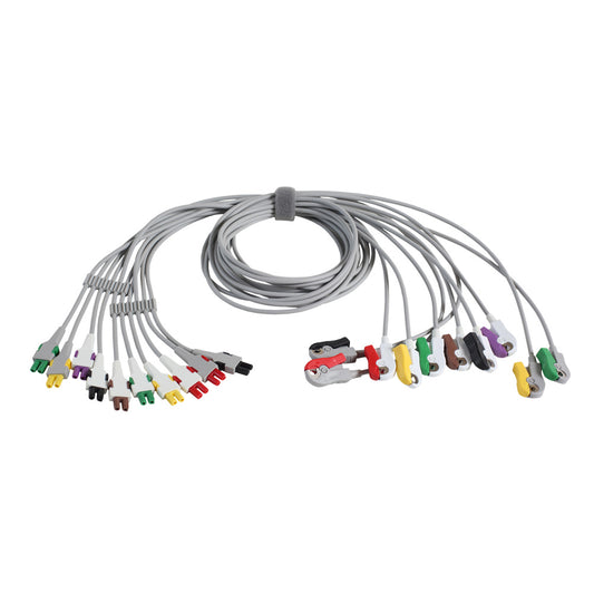 GE ECG Leadwire Set, Base 10, Grabber, IEC Original Medical Accessory 2104748-001