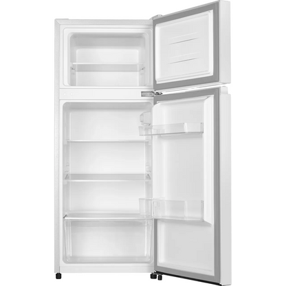 Fridgemaster MTM48120E 117cm High 80/20 Small Fridge Freezer - White - E Rated