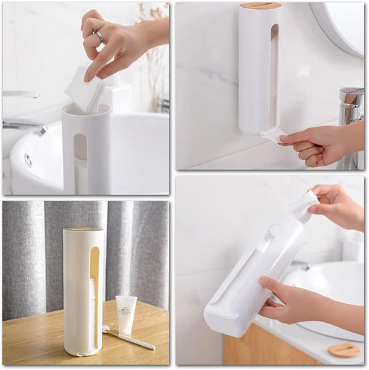 Sanitary/cotton wool dispenser