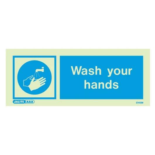 Wash Your Hands Signs-80x200mm