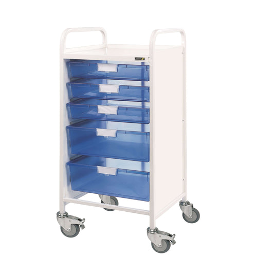 VISTA 55 Trolley - 3 Single & 2 Double Depth Trays [Sun-MPT56 ]