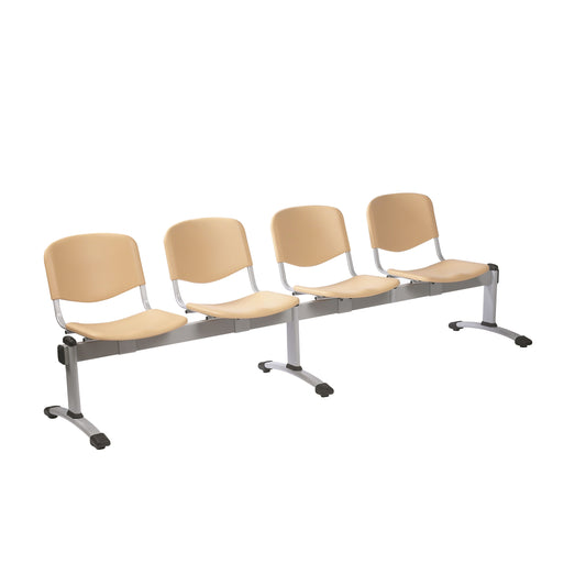 Visitor 4 Section Module - Incorporating 4 Seats/Backs  BEIGE