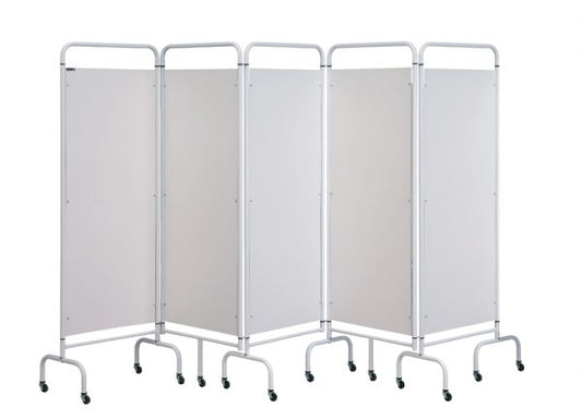 Sunflower - 5 Panel Mobile Folding Curtained Screen