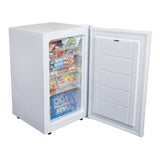 50cm White Freestanding Under Counter Freezer 80L - SIA UCF50WH stocked view