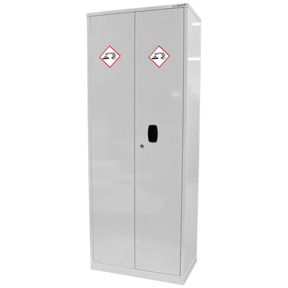 Pharmacy Medical - AA1874D ACID/ALKALI CABINET | DOUBLE  DOOR, FOUR SHELVES | 1800mm (H) x 700mm (W) x 400mm (D) | WHITE