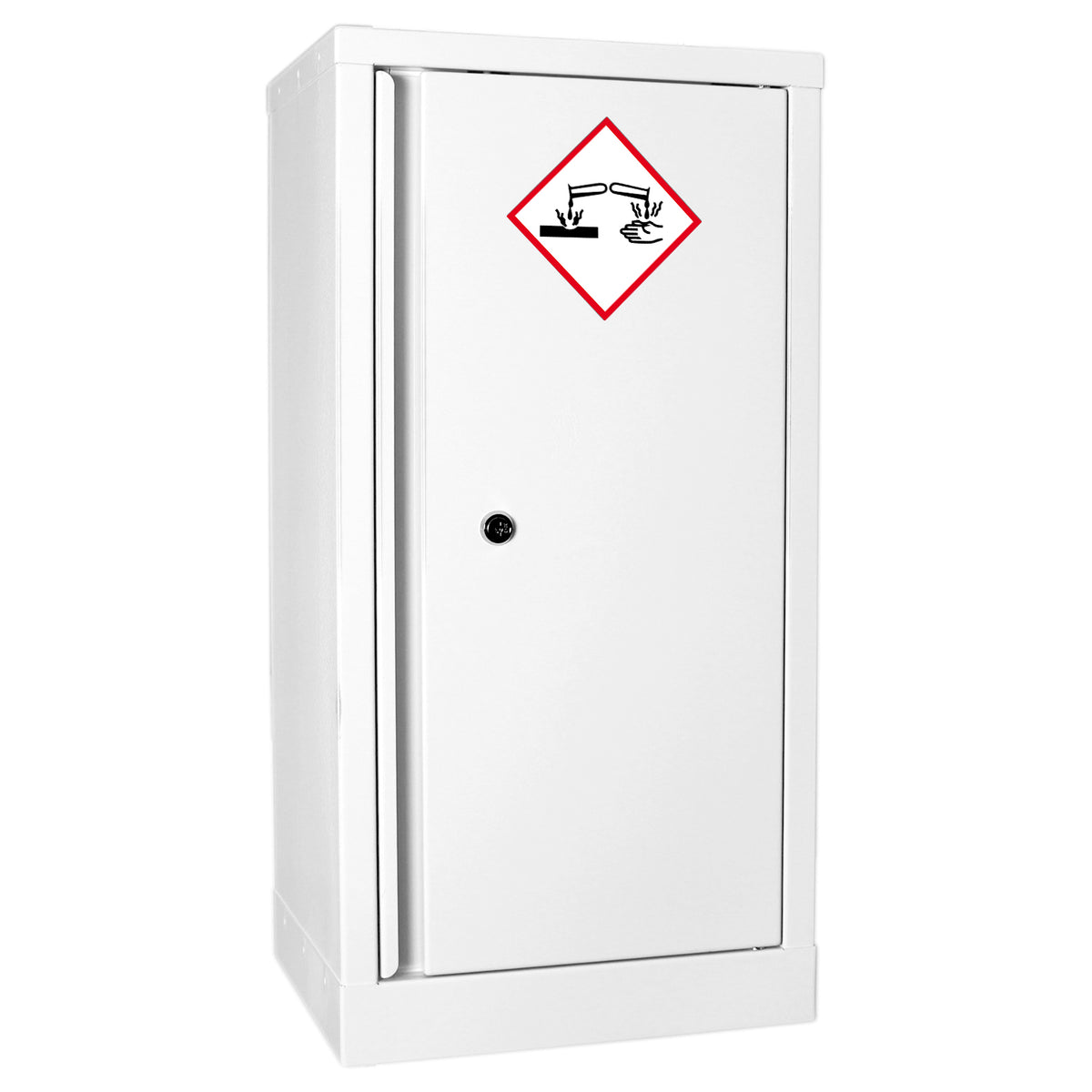 Pharmacy Medical - ACID AND ALKALI CABINET | SINGLE DOOR, ONE SHELF | S, M or L | WHITE