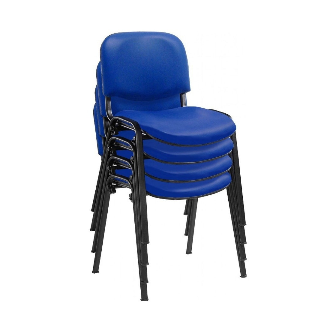 Antibacterial Vinyl Waiting Room Chair No Arms (X4 UNITS NEED TO BE ORDERED)