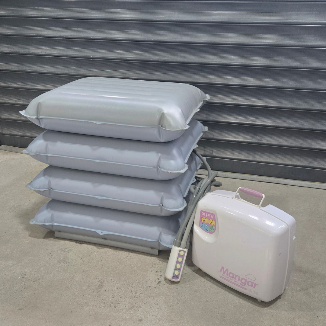 Reconditioned Mangar ELK Emergency Lifting Cushion Bleb Kit A + Airflow MK2 Compressor