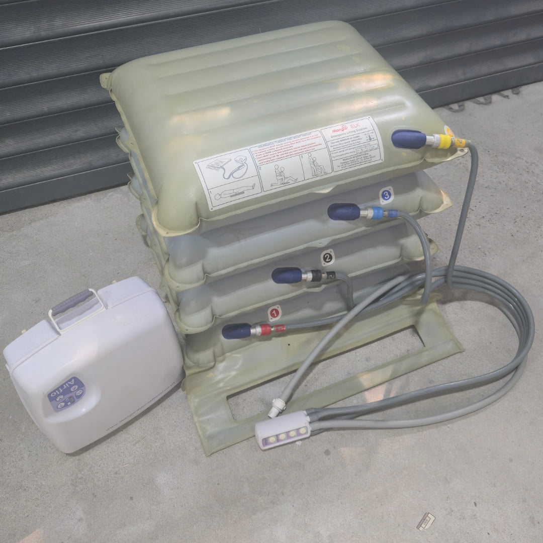 Refurbished Mangar ELK Emergency Lifting Cushion Bleb Kit B + Airflow MK2 Compressor