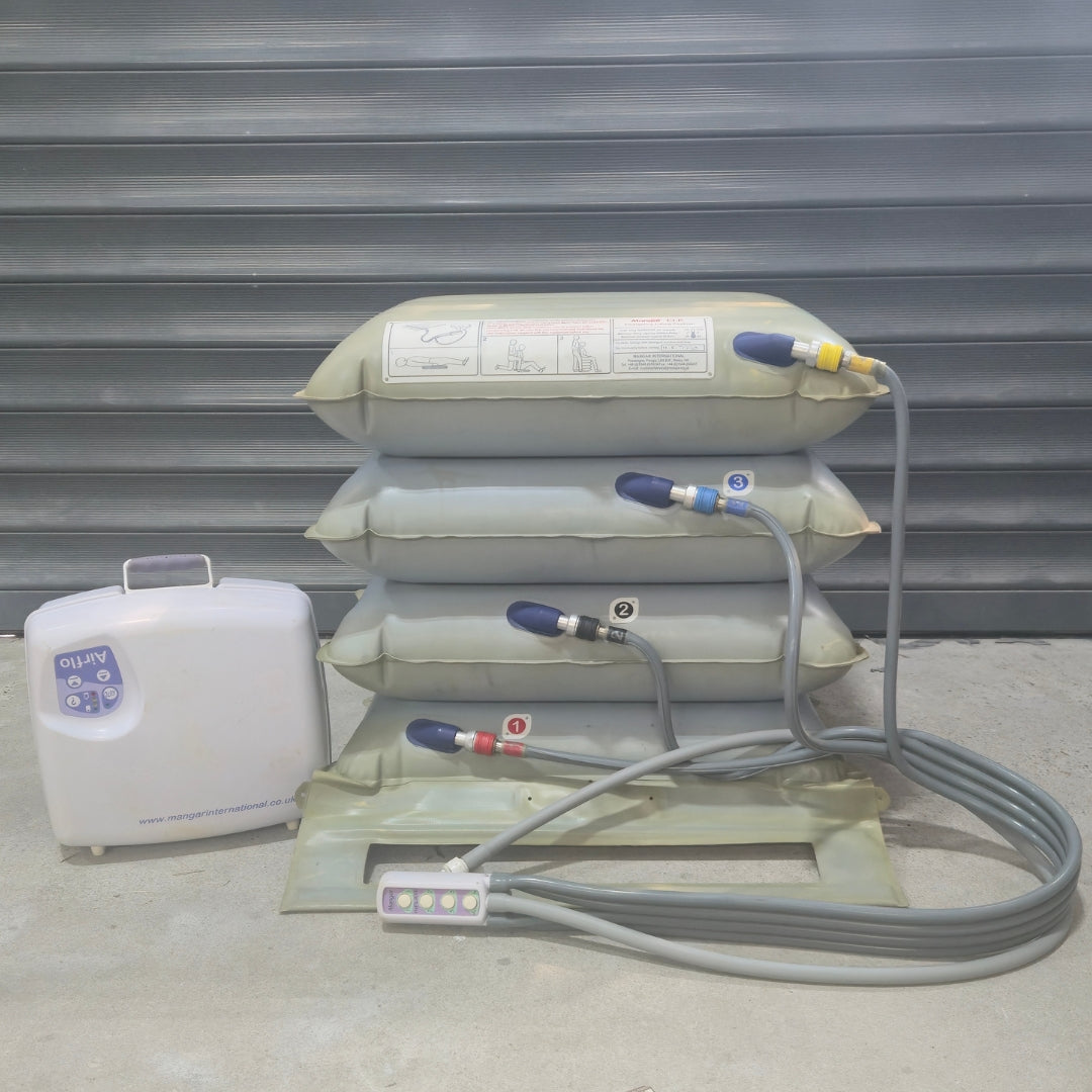 Refurbished Mangar ELK Emergency Lifting Cushion Bleb Kit B + Airflow MK2 Compressor