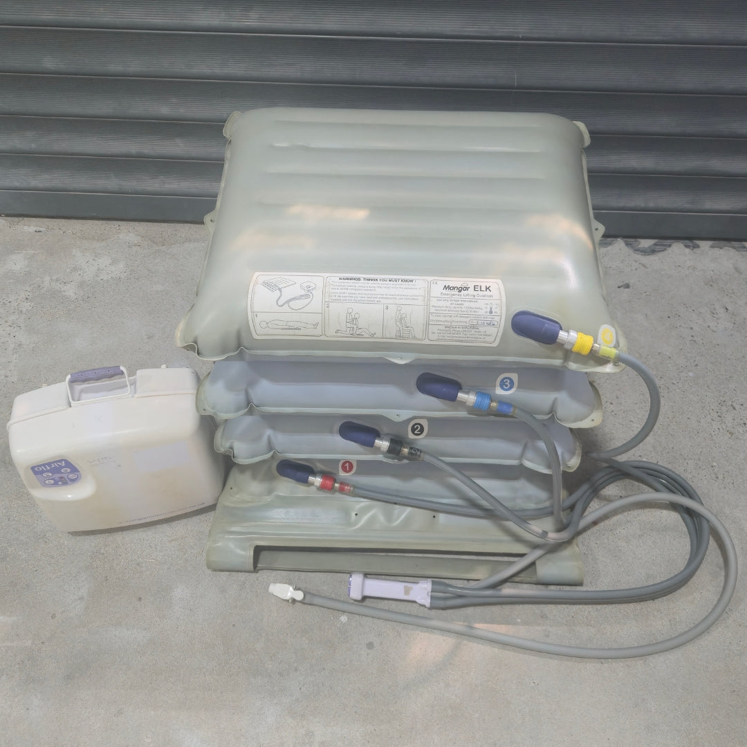 Refurbished Mangar ELK Emergency Lifting Cushion Bleb Kit C + Airflow MK2 Compressor