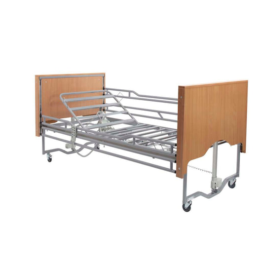 Casa Elite Care Home Bed Low in Beech without Side Rails
