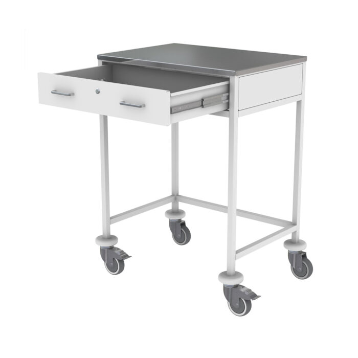 Shuttleworth Chart Board Trolley with Stainless Steel Top