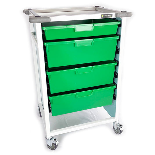 CareKart | 1 x 80mm, 3 x 160mm Drawers | CK105