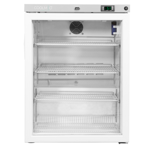 CoolMed CMRTSG125 - Room Temperature Storage Cabinet - Glass Door - 145 Litre
