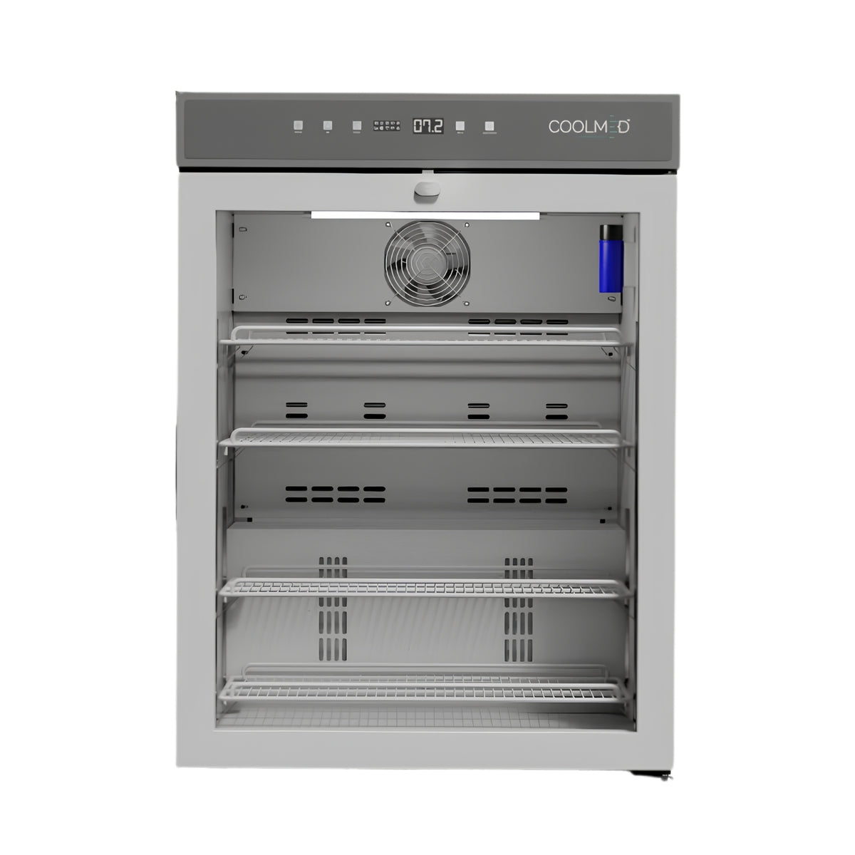 CoolMed CMG125/I Intelligent+ Wi-Fi Medical Fridge – Glass Door – 120 Litre