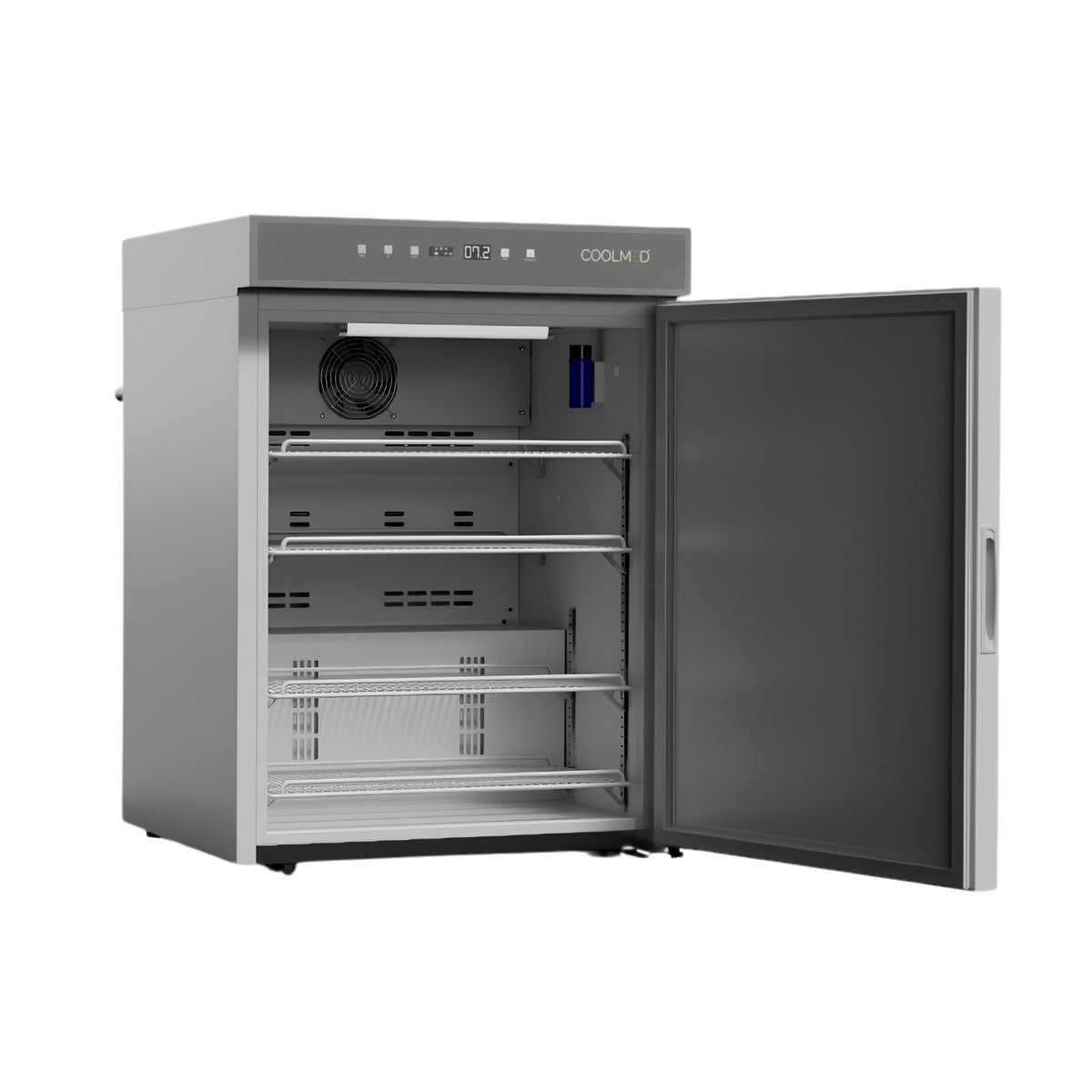 CoolMed CMS125/I Intelligent+ Wi-Fi Medical Fridge – Solid Door – 120 Litre