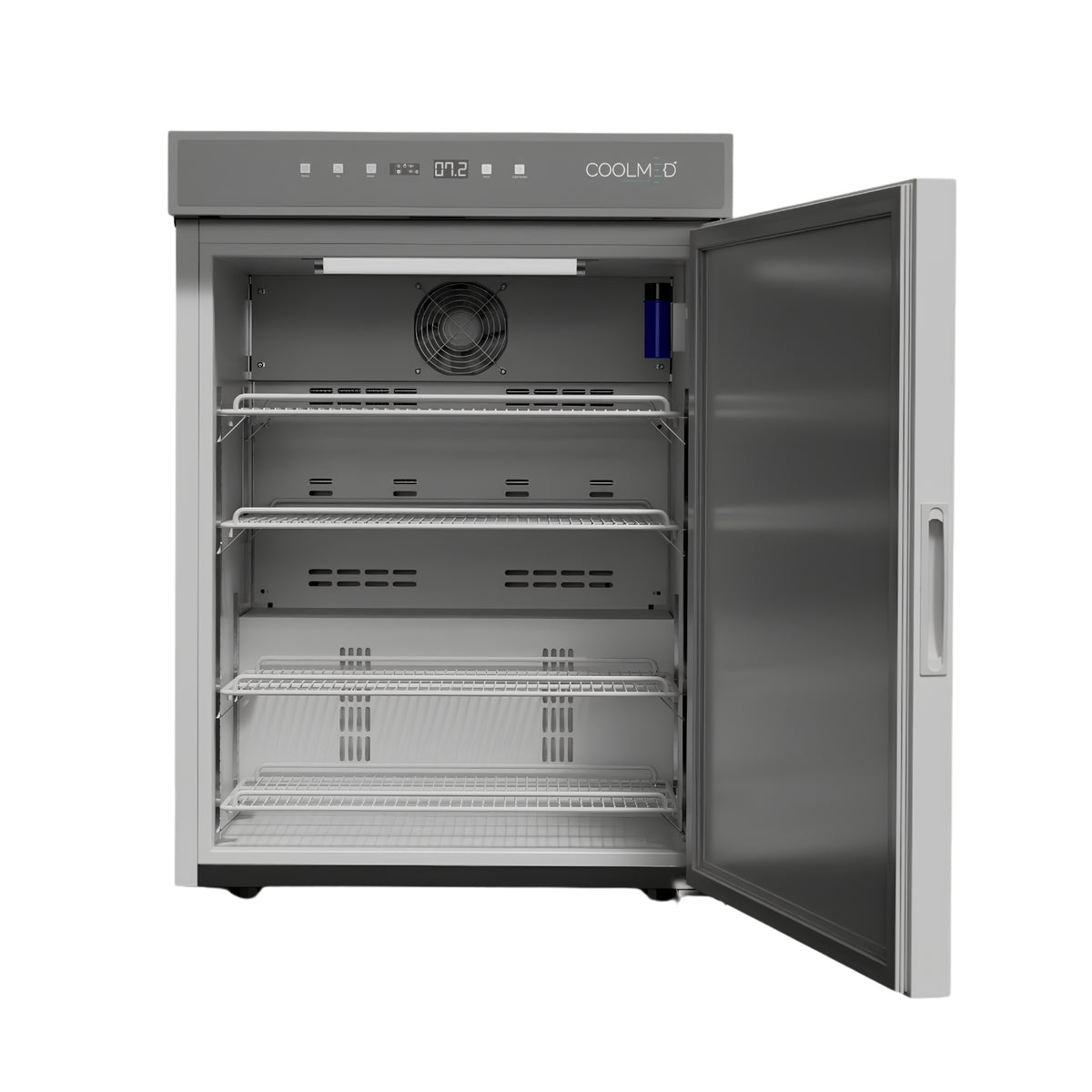 CoolMed CMS125/I Intelligent+ Wi-Fi Medical Fridge – Solid Door – 120 Litre