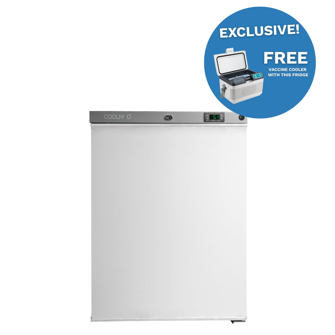 Solid Door Under Counter, Medium Medical, Pharmacy, Vaccine Refrigerator CMS125